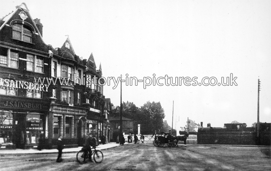 The Broadway and GER Station, Woodford, Essex. c.1920's